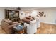 Inviting living room with hardwood floors and a large entertainment center for a cozy and relaxing atmosphere at 2200 Capes Cove Dr, Sherrills Ford, NC 28673