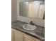 Bathroom with laminate counters and simple sink at 273 E Main Ave, Taylorsville, NC 28681