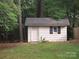 Storage shed in backyard at 3316 Mckee Rd, Charlotte, NC 28270