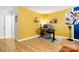 Bright office area featuring laminate wood floors, perfect for working remotely from home at 4046 Starfire Ln, Rock Hill, SC 29732