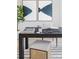 Stylish home office area featuring a spacious desk and chic decor accents at 4209 Pinekirk Dr # 374, Charlotte, NC 28269