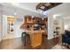 Kitchen with wood countertops, wooden cabinets, and stainless steel appliances at 4235 Howie Cir, Charlotte, NC 28205