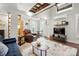 Open living space with high ceilings, modern decor, hardwood floors and lots of natural light at 4235 Howie Cir, Charlotte, NC 28205
