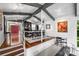 Split-level living: dining area flowing into a living space with an open floor plan at 447 Merwick Cir, Charlotte, NC 28211