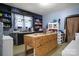 This kitchen features an island and space for modern appliances at 514 S Martin St, Shelby, NC 28150