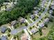 Aerial view of the community showcasing the lush greenery, well-maintained streets and neighborhood layout at 6309 Crosshall Pl, Waxhaw, NC 28173