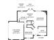 Floor plan shows first floor layout, including kitchen, living room, dining room, office, and 2 car garage at 6309 Crosshall Pl, Waxhaw, NC 28173