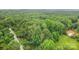 Expansive aerial shot displaying the lush green forest surrounding the property at 6934 Lockhart Rd, Sharon, SC 29742