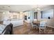 Bright kitchen flows into a dining room at 11101 Crane Creek Dr, Charlotte, NC 28278