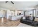 Open-concept kitchen and living area offers ample space at 11101 Crane Creek Dr, Charlotte, NC 28278