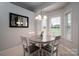 Bright dining area featuring a round table, neutral colors, and natural light from windows at 1111 Lizzie Ln, Salisbury, NC 28147