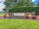 A stone sign reads Davis Farm with colorful landscaping in front of it at 1111 Lizzie Ln, Salisbury, NC 28147