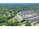 Overhead view of the community featuring homes surrounded by lush green landscapes at 148 Adelaide Way, Rock Hill, SC 29732