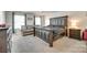 Spacious bedroom with plush carpet, a large bed, and seating area at 1553 Arcadia Bluff Dr, York, SC 29745