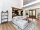 Open-concept living room with a large sectional sofa and a view of the kitchen at 167 Greenbay Rd, Mooresville, NC 28117
