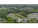 Expansive aerial view of a lovely home in a verdant community surrounded by lush trees and greenery at 1813 Shelbourne Way, Fort Mill, SC 29707