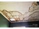 Bathroom ceiling tile damaged, with visible water stains is in need of renovation at 208 N School St, Mount Gilead, NC 27306