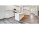 Bright kitchen with white cabinets, stainless steel appliances, and a center island at 2233 Tabor Rd # 586, Sherrills Ford, NC 28673