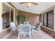 Charming sunroom with plenty of natural light and comfortable seating, great for relaxing or entertaining at 2448 Moss Farm Rd, Hickory, NC 28602