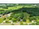 Aerial view of the neighborhood, trees, and the home's landscape at 24515 Saint Martin Rd, Albemarle, NC 28001