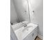 Updated bathroom features a vanity with chrome fixtures and a large mirror at 2532 Steeplechase Rd, Gastonia, NC 28056