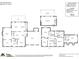 Detailed floor plan showcasing the layout of this spacious home with multiple bedrooms and living spaces at 2702 Oxborough Dr, Matthews, NC 28105