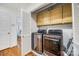 Convenient laundry area featuring modern appliances and ample storage space at 2702 Oxborough Dr, Matthews, NC 28105