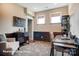 Modern home office with stylish desk, comfortable chair, and sleek decorative accents at 3315 Whispering Creek Dr # 95, Wesley Chapel, NC 28079