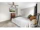 Bedroom with a large bed, chest of drawers, and mounted television at 3716 Hamilton Dr, Gastonia, NC 28052