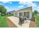 Backyard patio featuring outdoor seating with a view of the lawn at 4044 Murray St, Indian Land, SC 29707