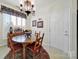 Cozy dining area with a round table, comfortable seating, and natural light from the window at 4044 Murray St, Indian Land, SC 29707