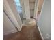 Damaged carpet inside bedroom closet at 409 Anne Ave, Waxhaw, NC 28173