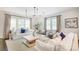 Spacious living room with hardwood floors, fireplace, and large windows at 501 E Tremont Ave, Charlotte, NC 28203