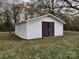 Exterior shot of outbuilding with double doors at 562 W Wilson Ave, Mooresville, NC 28115