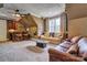 Comfortable living room features a bar, neutral walls, and plush seating at 5826 Natoma Rd, Lake Wylie, SC 29710