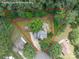 Aerial view of a property with clearly defined property lines at 7206 Stoney Place Ct, Charlotte, NC 28262