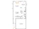 First floorplan featuring garage, great room, dining room, and porch, illustrating a spacious and functional design at 7416 Hartsfield Dr, Lancaster, SC 29720