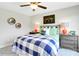 Stylish bedroom features a modern bed, nightstands, and decorative wall art at 8692 Acadia Pkwy # 591, Sherrills Ford, NC 28673