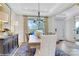 Bright dining area with a view of the front yard and modern decor at 8692 Acadia Pkwy # 591, Sherrills Ford, NC 28673
