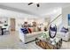 Open-concept living area with kitchen view, comfortable seating, and stylish decor at 8692 Acadia Pkwy # 591, Sherrills Ford, NC 28673