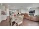 Open layout with dining room leading to kitchen and living room, with modern furnishings at 1033 Dorsey Dr, Fort Mill, SC 29715