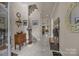 Entry hallway leading into the living room area with stairs to the left at 104 Golden Bell Ct, Mooresville, NC 28117