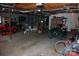 Spacious unfinished basement providing ample storage or potential for customization at 116 Lanes End Rd, Locust, NC 28097