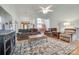Spacious living room with vaulted ceilings, hardwood floors, and comfortable seating at 1305 Yellowood Ct, Rock Hill, SC 29732