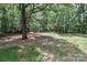 The spacious backyard is enveloped by lush greenery, ensuring privacy and seclusion at 1380 St. Johns Church Rd, Concord, NC 28025