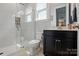 Bathroom features modern sink, vanity and large glass shower at 1437 Imperial Ct, York, SC 29745