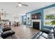 Open-concept living area with hardwood floors, ample seating, and an eat-in kitchen at 1437 Imperial Ct, York, SC 29745