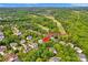 Aerial view of the home and golf course at 14505 Sunset Walk Ln, Huntersville, NC 28078