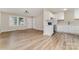 Modern kitchen with white cabinets, new countertops, and stainless steel appliances at 16 Green St, York, SC 29745