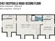 Second floor plan showcasing bedrooms, Gathering room, and bathrooms with walk-in closets at 2451 Reepsville Rd, Lincolnton, NC 28092